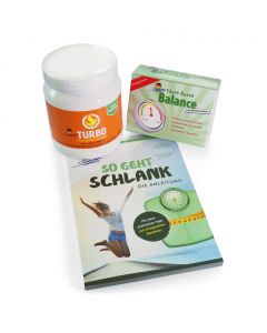 Kombi-Pack "Schnell Abnehmen" (Inhalt: 1 x Turbo, 1 x Zünder, 1 x Broschüre "2 Wochen die Ihr Gewicht verändern") - ZÜNDER VANNILE NICHT AUF LAGER!